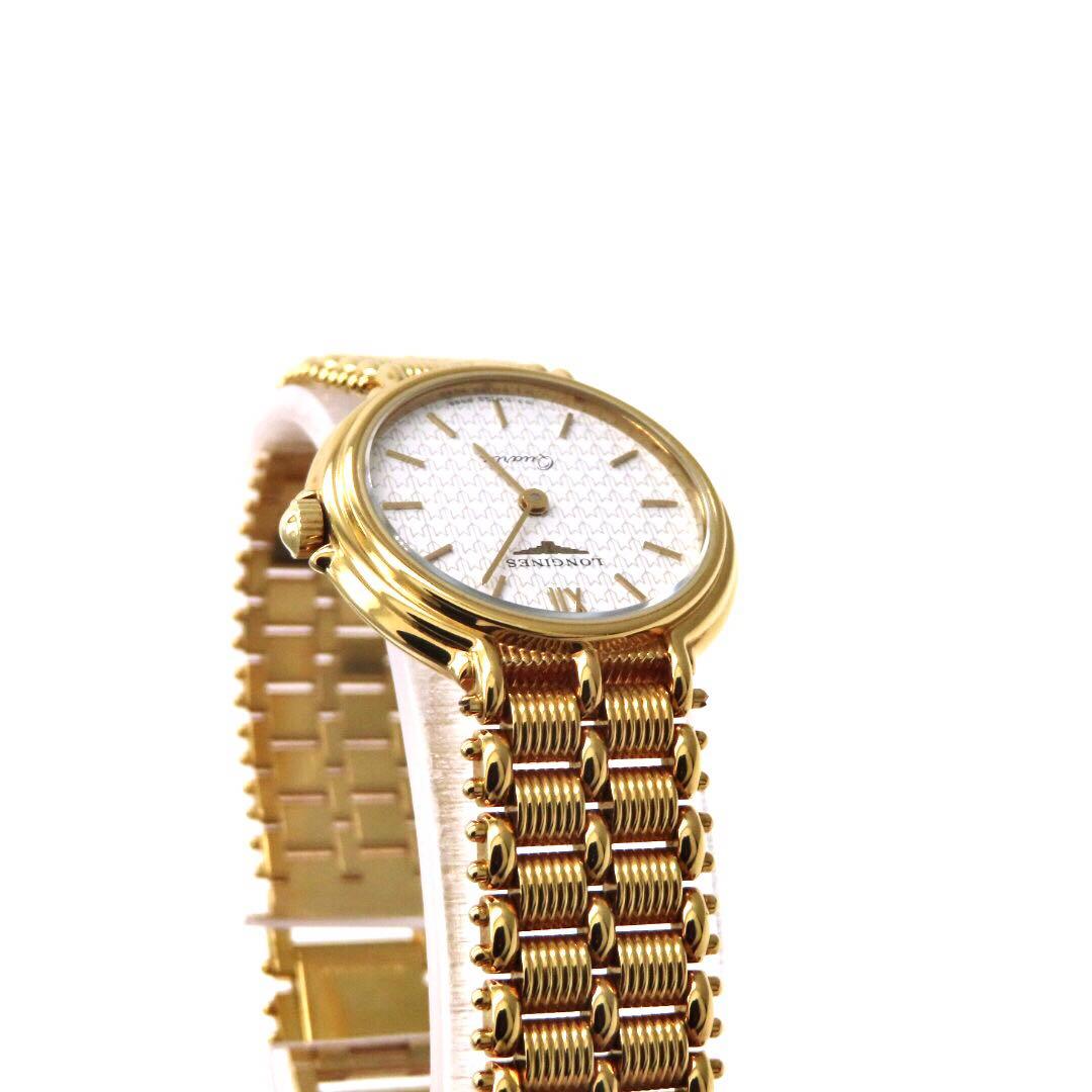 ☆極美品 LONGINES ロンジン 時計 ラウンド ゴールドカラー レディース