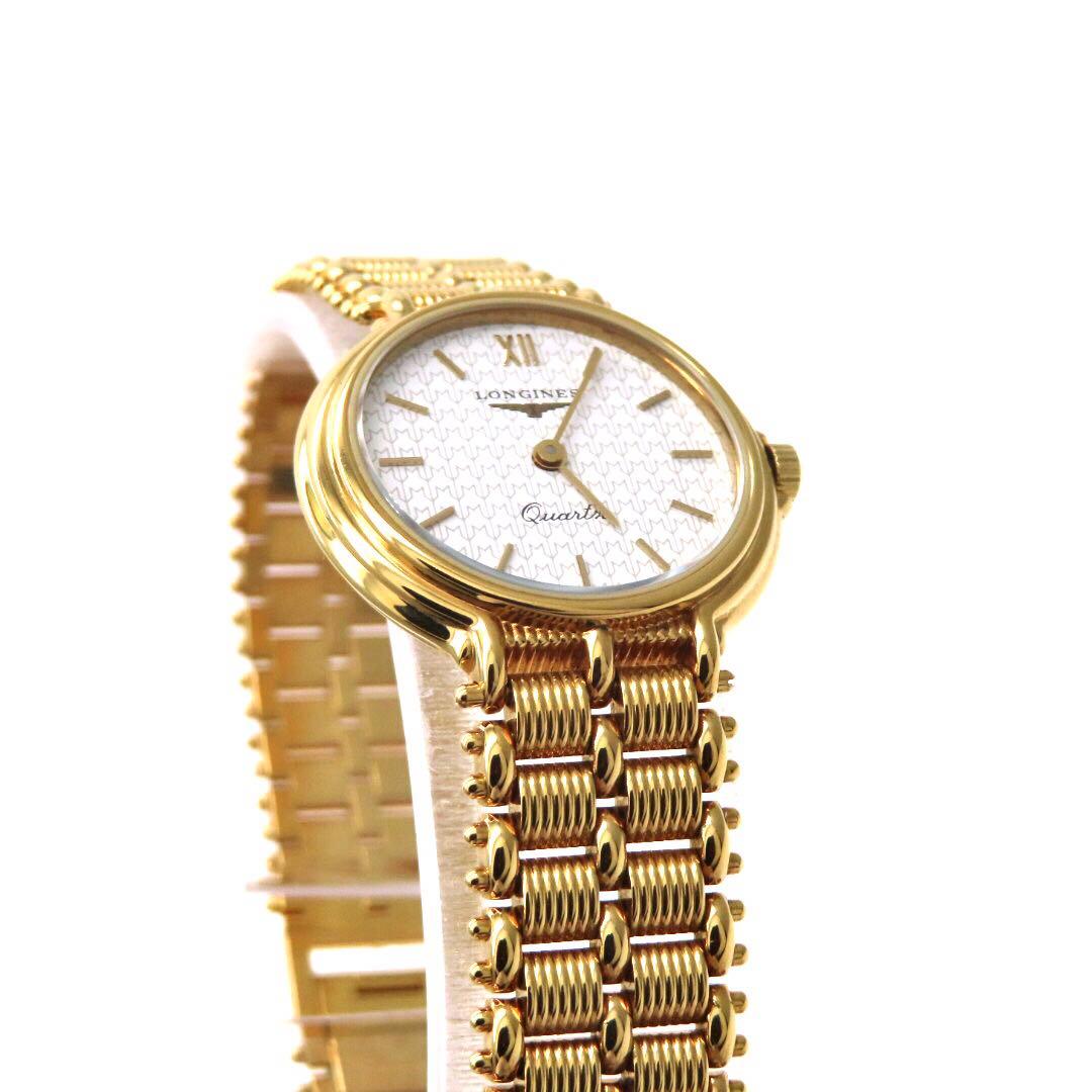 ☆極美品 LONGINES ロンジン 時計 ラウンド ゴールドカラー レディース