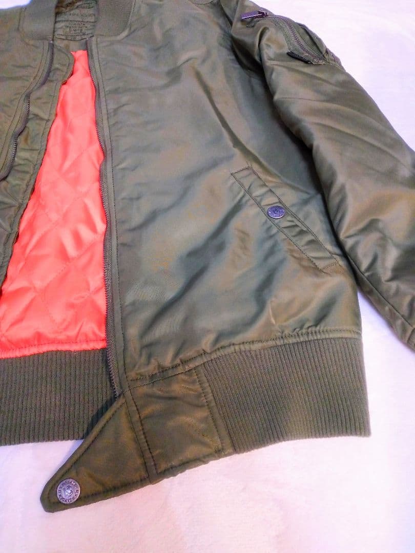 『極美品』MA-1 フライトジャケット U.S BOARDER✨サイズL