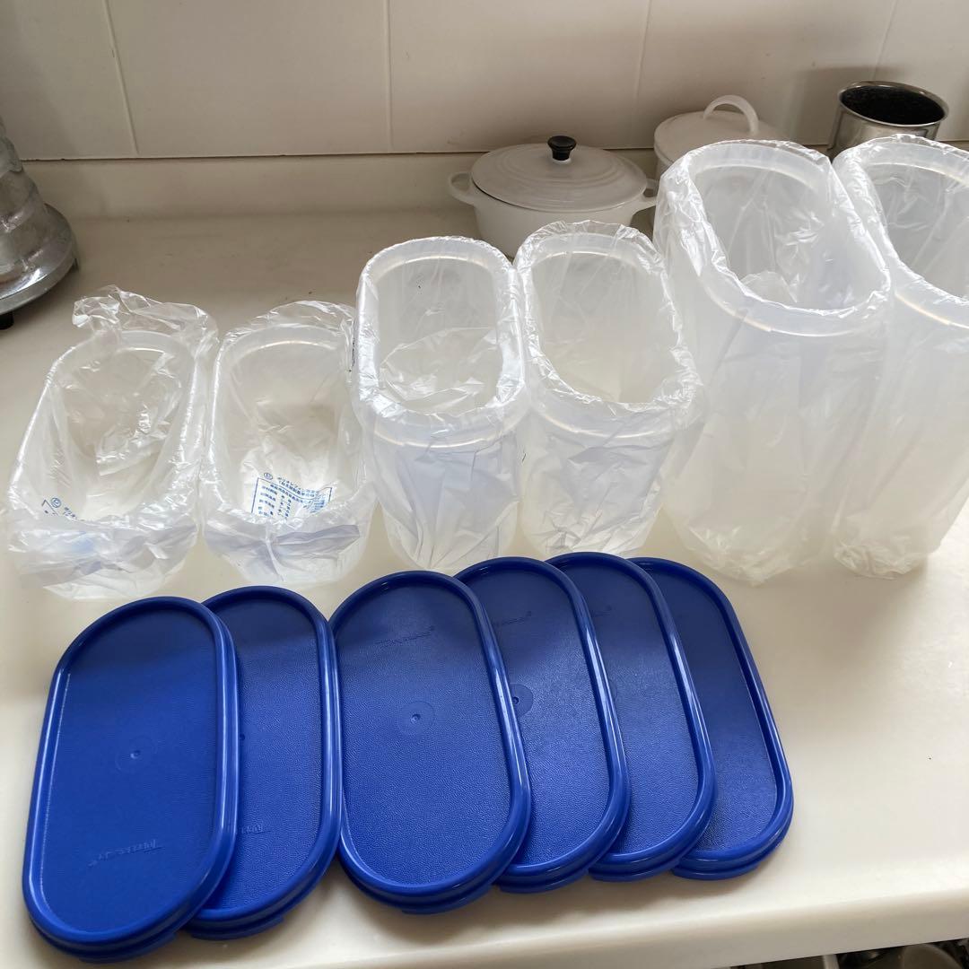 タッパーウェア　MMだ円 6個セット　新品