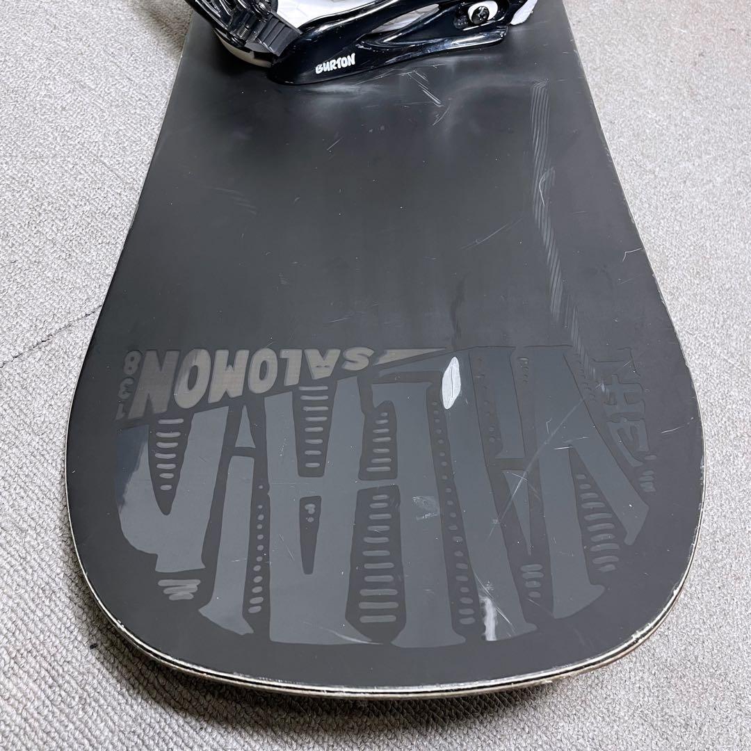 SALOMON VILLAIN 138　BURTON バイン付 スノーボード