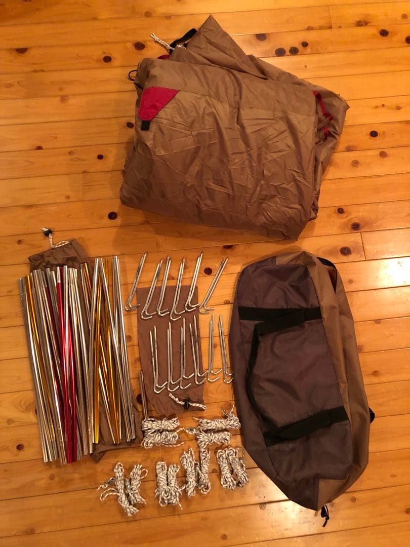 スノーピーク・エントリーパックTT グラウンドシート、インナーマットのセット