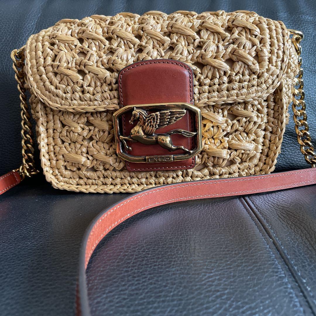 エトロ / バック　ペガソ　鍵針編み