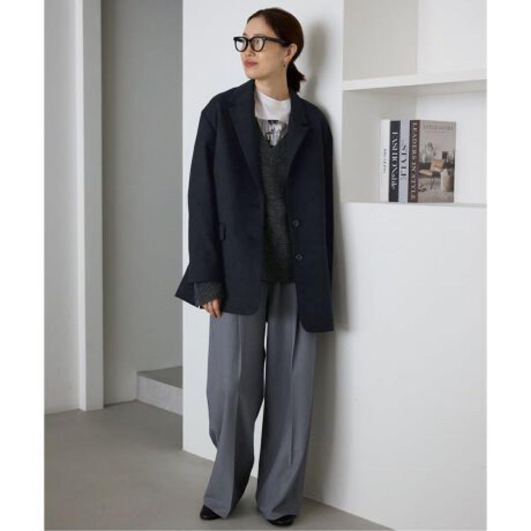 ★極美品★SLOBE IENA PE SHARK ビッグジャケット 2025AW