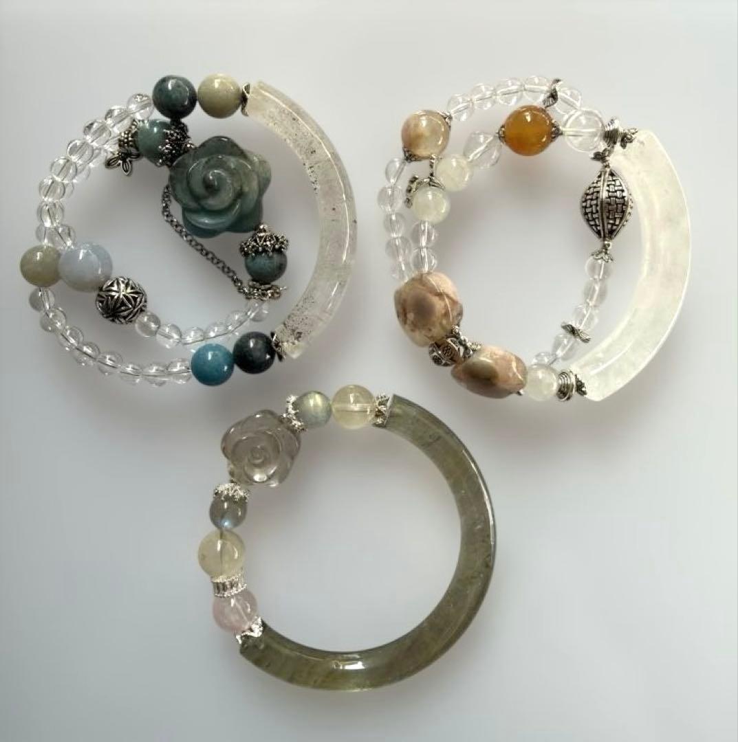 専用ページ　天然石　バングルブレスレット