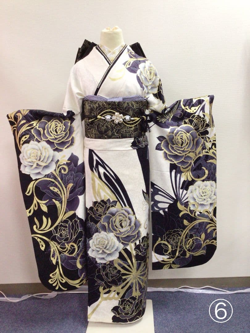 【142~156センチぐらいの方が適応サイズ】振袖フルセット