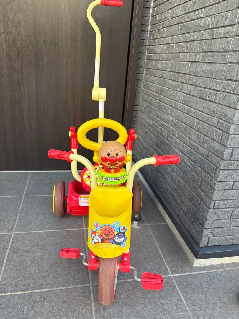 アンパンマン折りたたみ三輪車オールインワンUP III