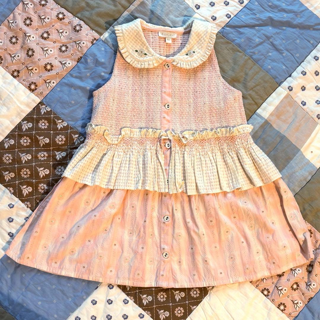 10y 110-130相当 Bonjour チュニックドレス