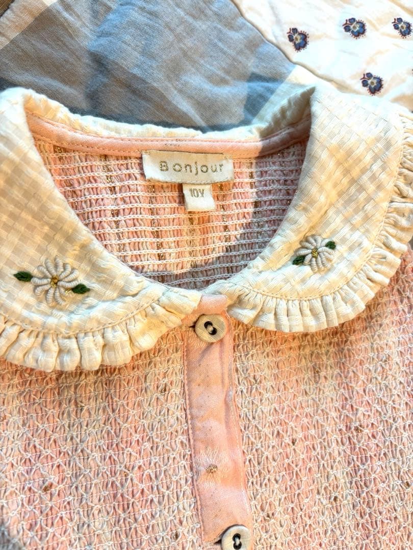 10y 110-130相当 Bonjour チュニックドレス