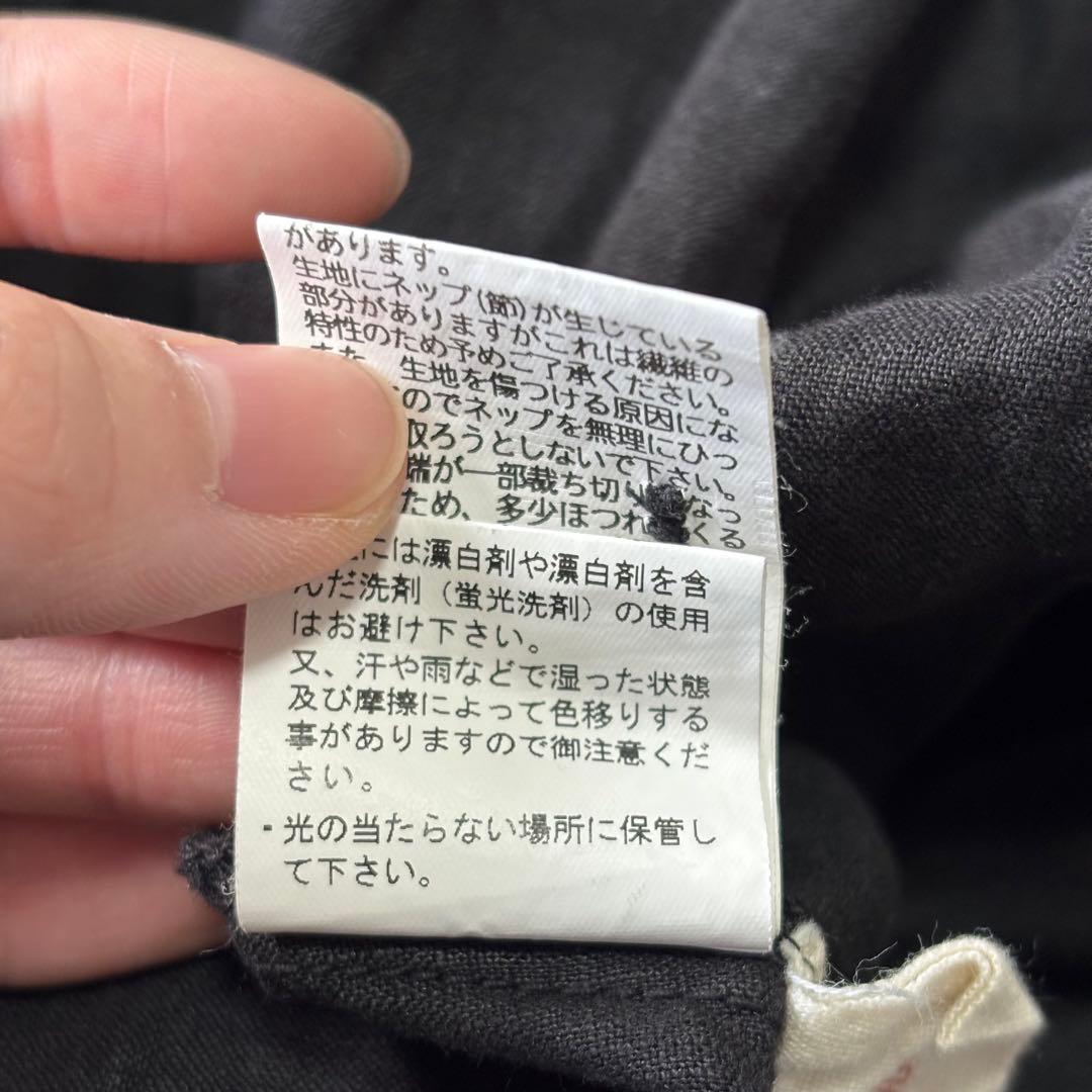 ✨美品✨ nest Robe ネストローブ　黒ロングワンピース　麻100%.