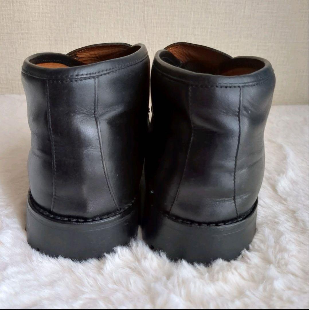 GUCCI チャッカブーツ ホースビット 金具 レザー タンクソール ブラック