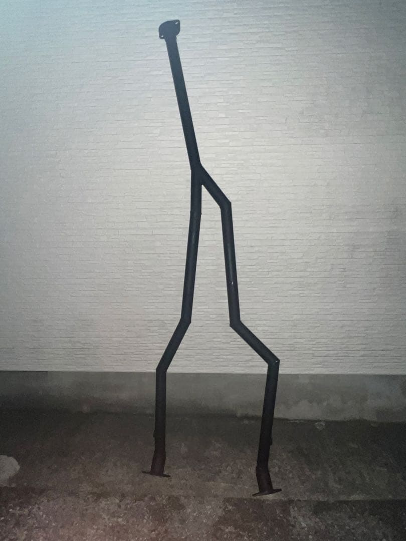 スチール製 ブラックマフラー　マークX 130系　四駆！