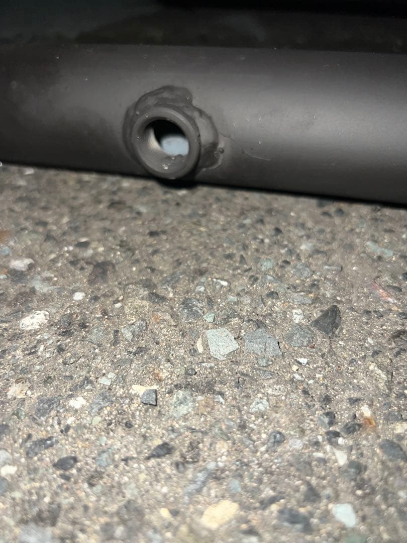 スチール製 ブラックマフラー　マークX 130系　四駆！