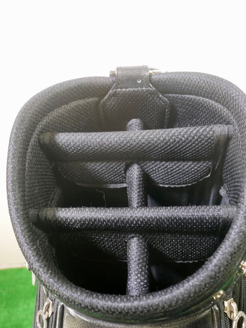 ア*ビ様 Decolf ゴルフバッグ・キャディバッグ 黒/緑　未使用