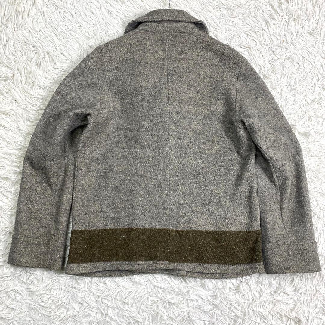 KAPITAL✨キャピタル アーミーボーダーピーコート Pコート ツイード 3