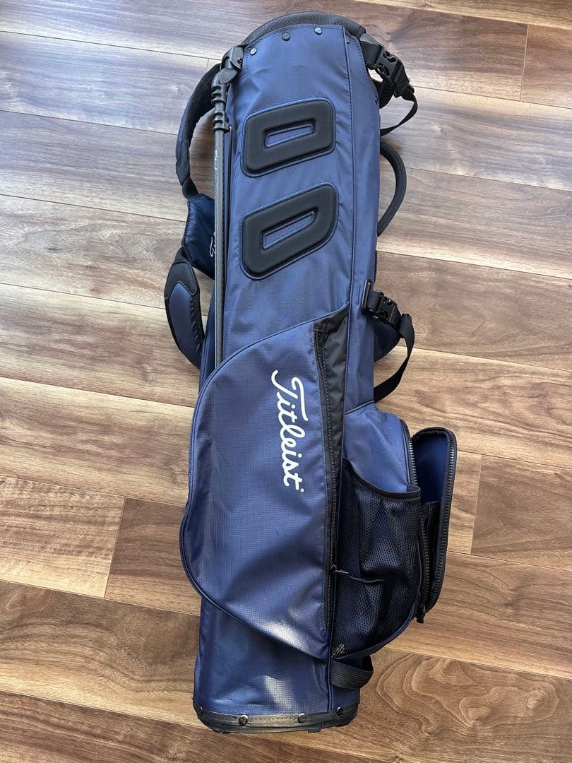 【未使用に近い】Titleist タイトリスト軽量スタンドキャディバッグネイビー