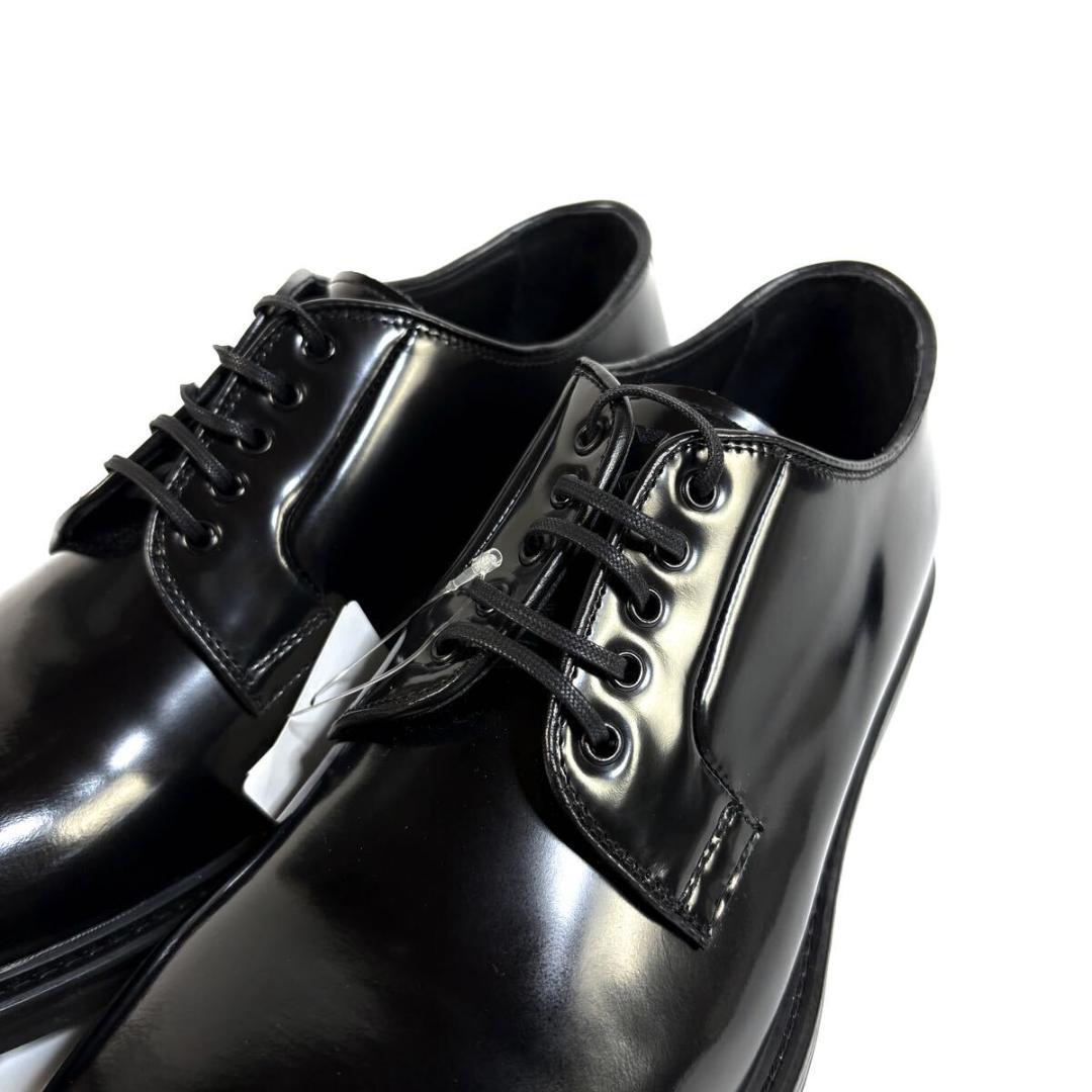 【未使用】EMPORIO ARMANI レザー ン 革靴 7 イタリア製 元箱付