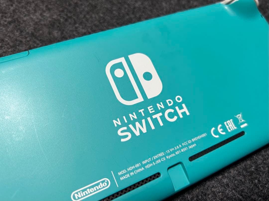 Nintendo Switch Light ターコイズ　本体&充電器