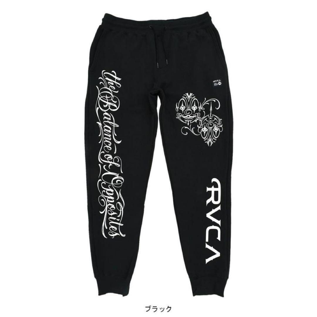 RVCA CARTOON スウェットパンツ裏起毛ボトムス　L