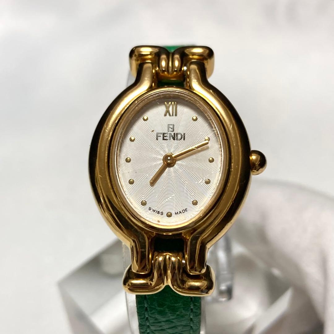 【新品電池/稼働】FENDI 640L カメレオン チェンジベルト5本 腕時計