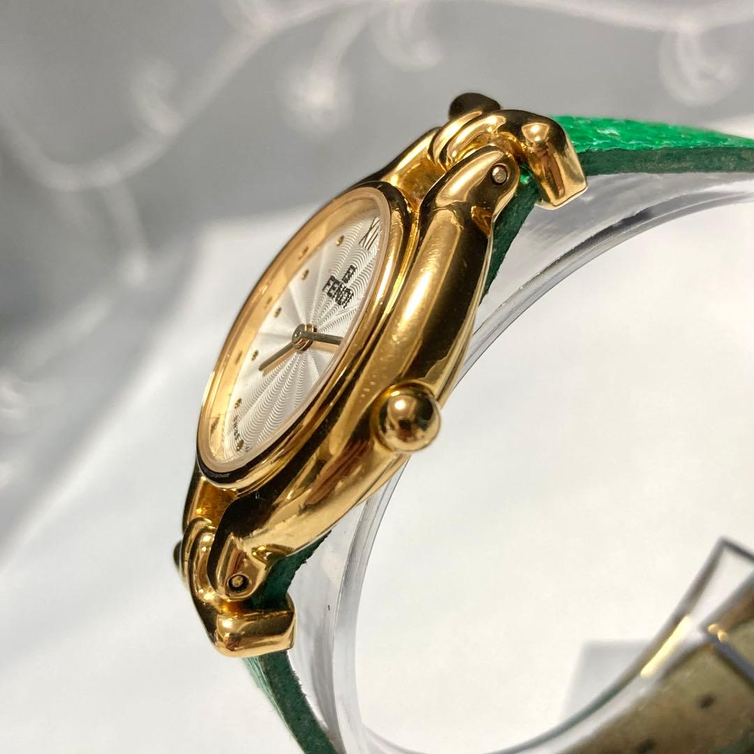 【新品電池/稼働】FENDI 640L カメレオン チェンジベルト5本 腕時計