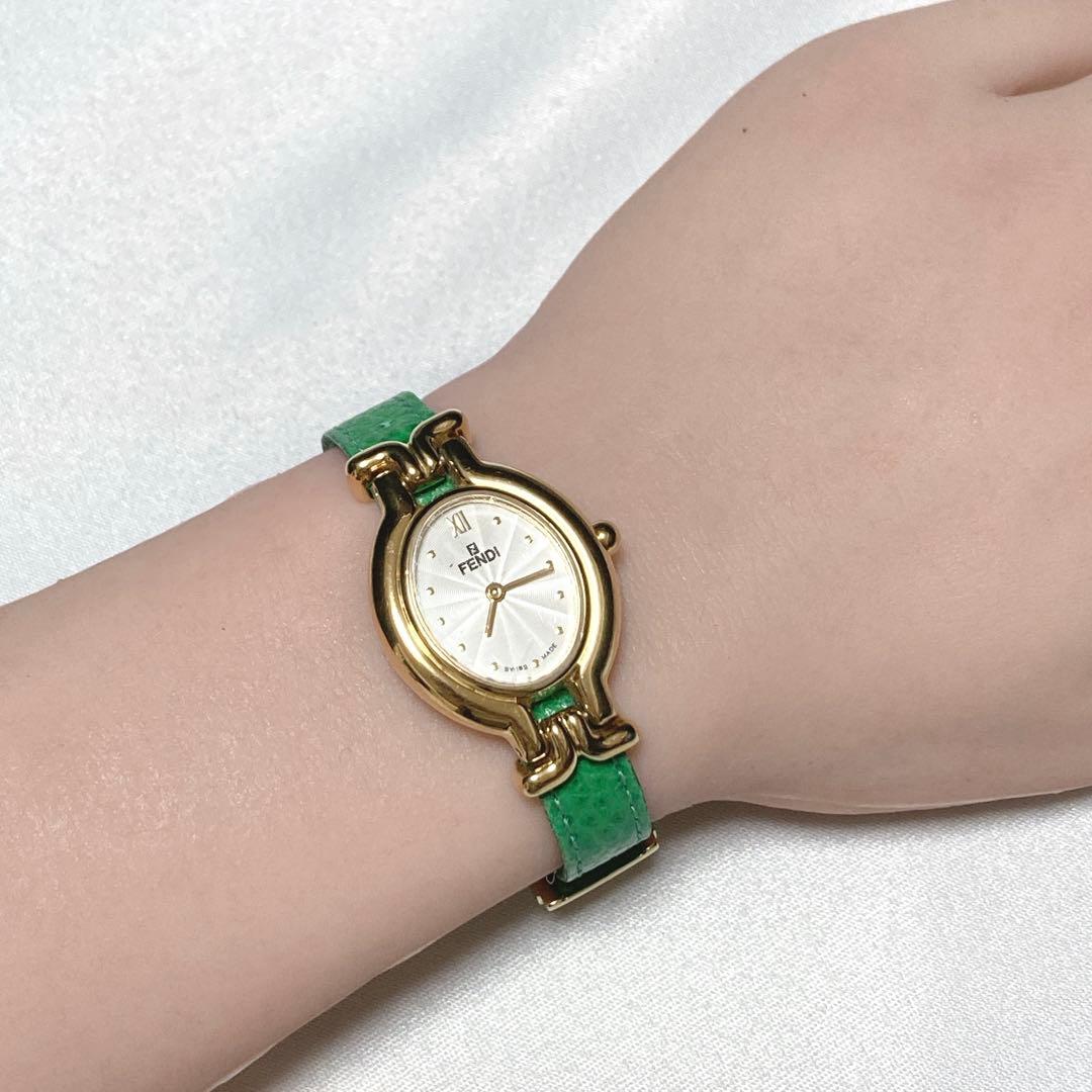 【新品電池/稼働】FENDI 640L カメレオン チェンジベルト5本 腕時計