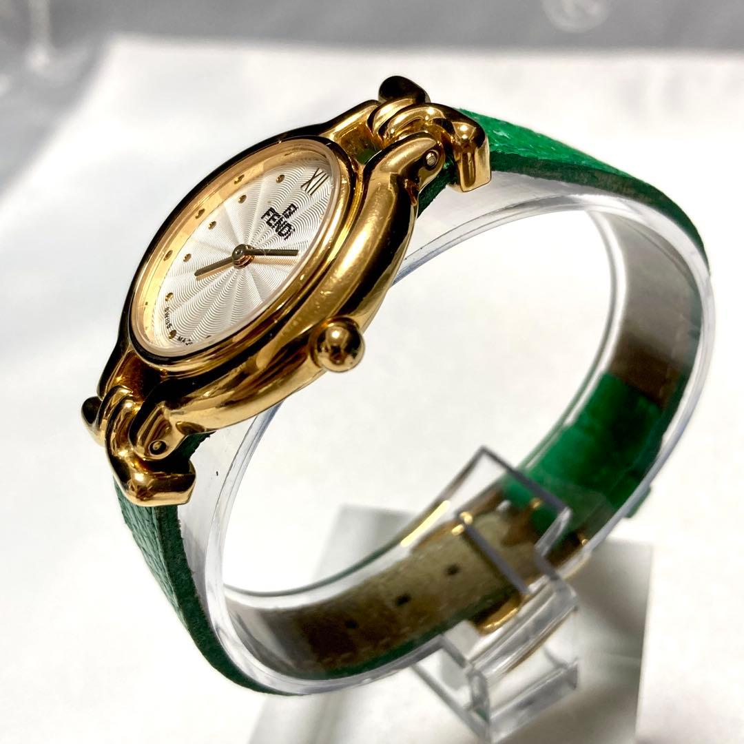 【新品電池/稼働】FENDI 640L カメレオン チェンジベルト5本 腕時計