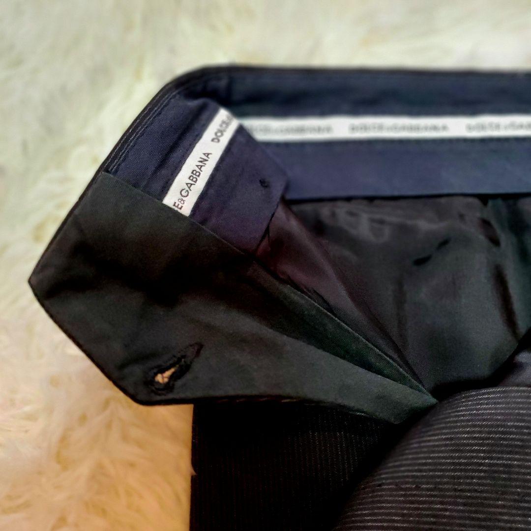 【美品】ドルチェ＆ガッバーナ スーツセットアップ 48 ストライプ