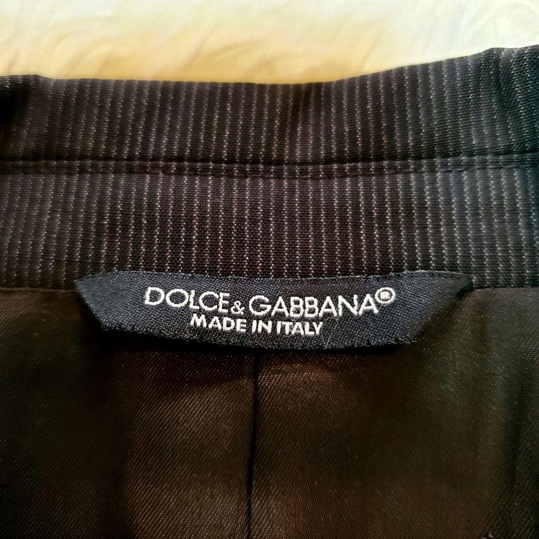 【美品】ドルチェ＆ガッバーナ スーツセットアップ 48 ストライプ