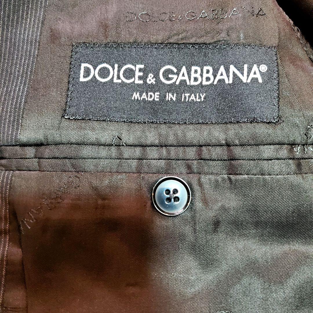 【美品】ドルチェ＆ガッバーナ スーツセットアップ 48 ストライプ