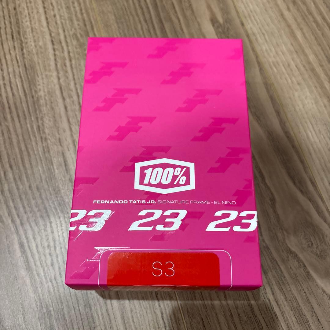 100% S3 大人用 サングラス ピンク タティスJrモデル