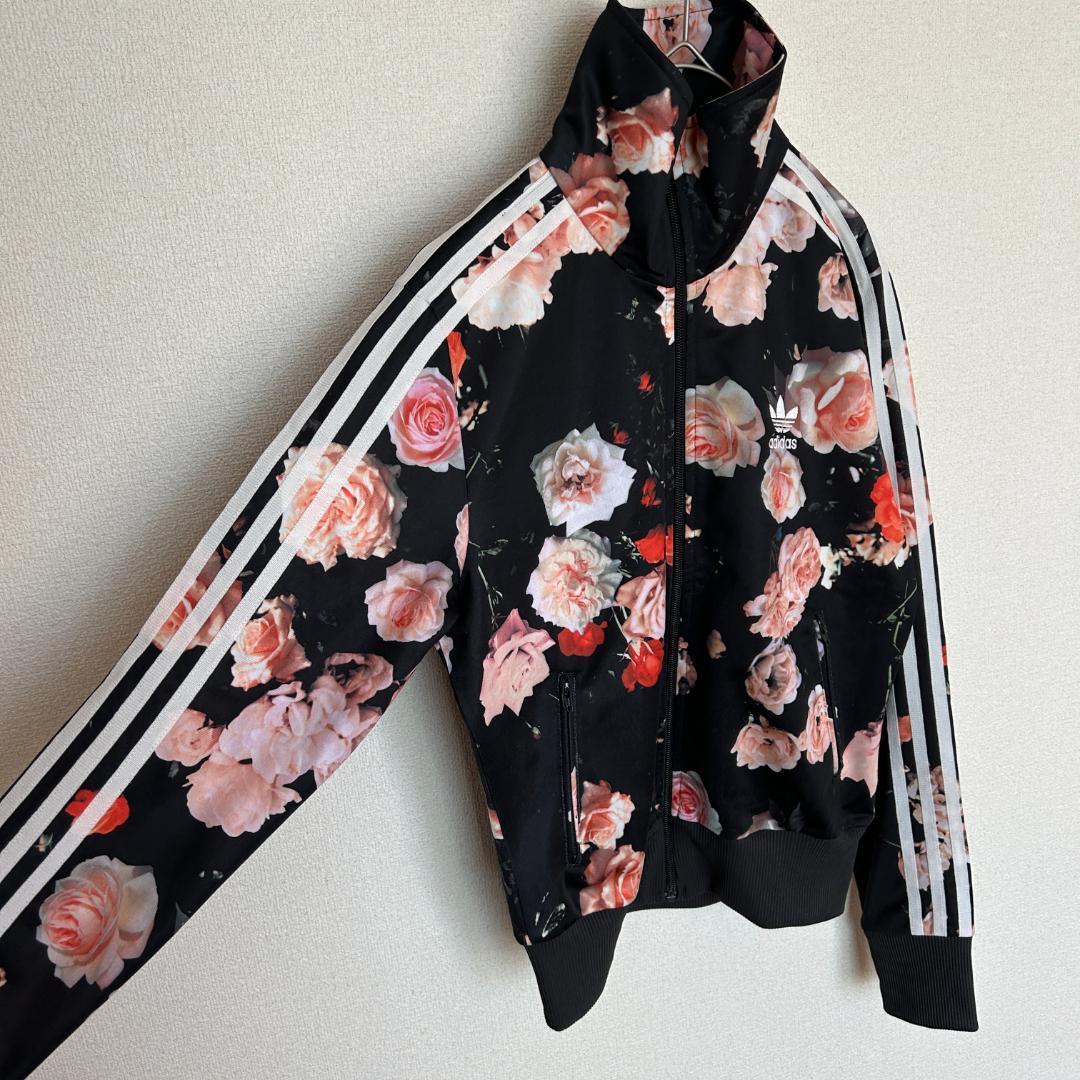 【専用】　RITA ORA着用 【adidas】 　トラックジャケット　薔薇花柄