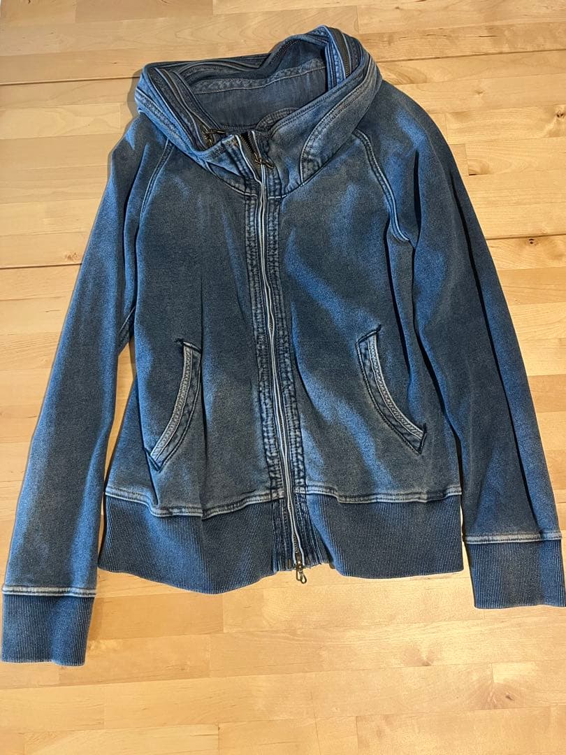 g.o.a ゴア　パーカー デニムブルー