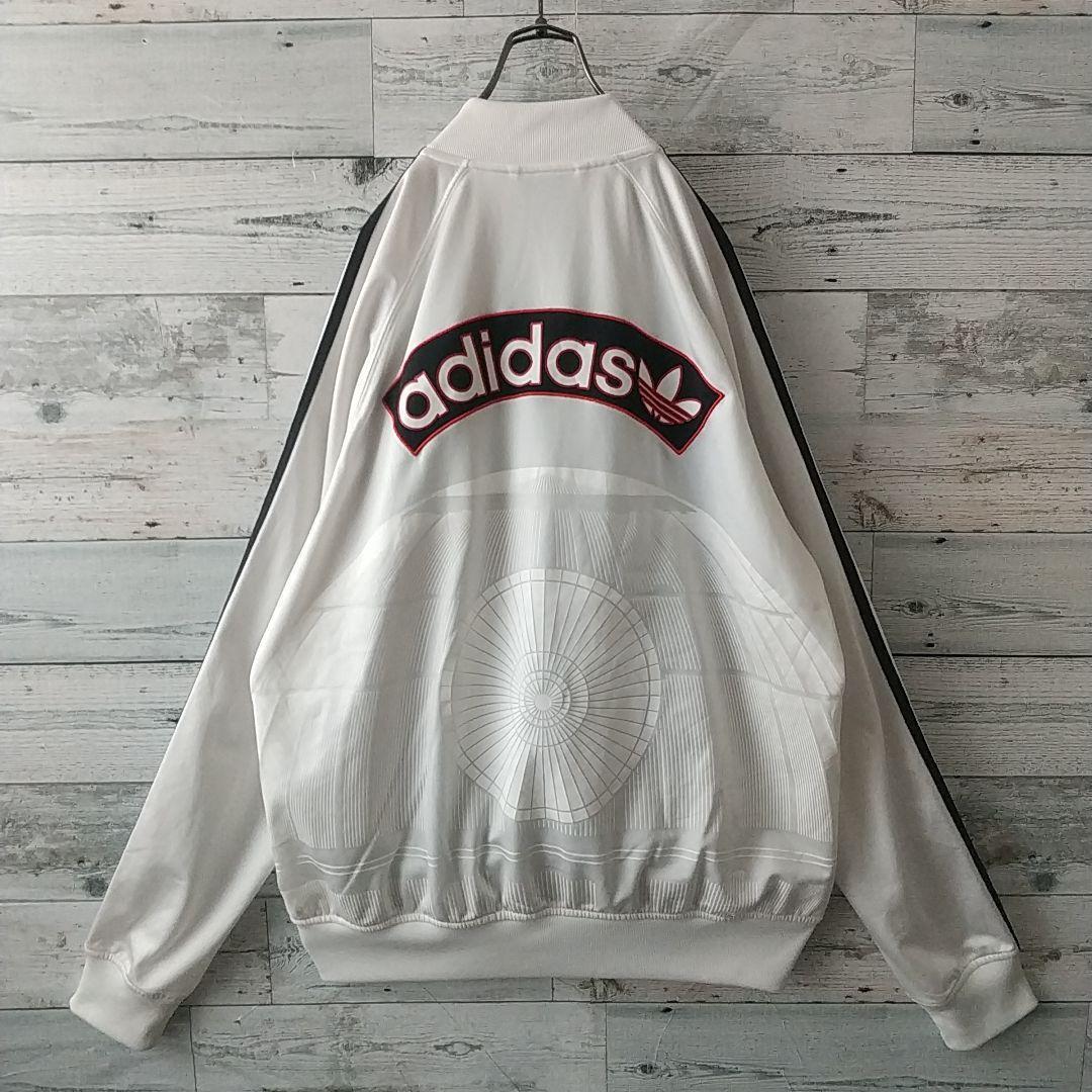 人気☆アディダス×スターウォーズ 刺繍 アーチロゴ トラックジャケット XL相当