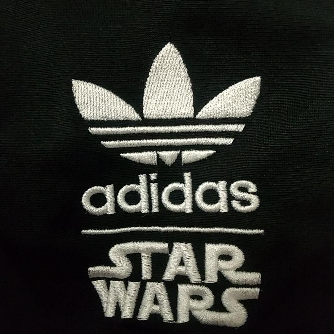 人気☆アディダス×スターウォーズ 刺繍 アーチロゴ トラックジャケット XL相当
