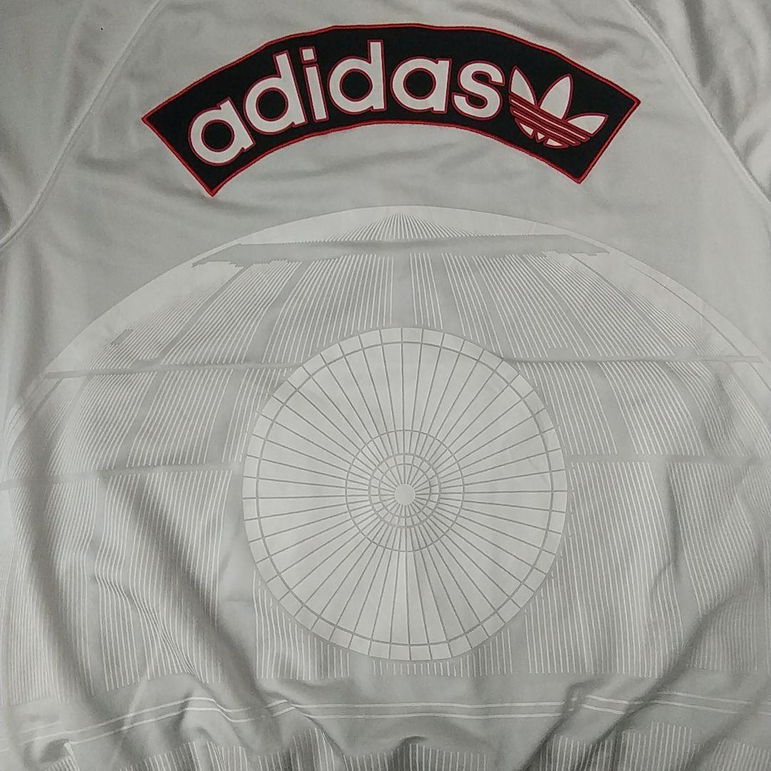 人気☆アディダス×スターウォーズ 刺繍 アーチロゴ トラックジャケット XL相当