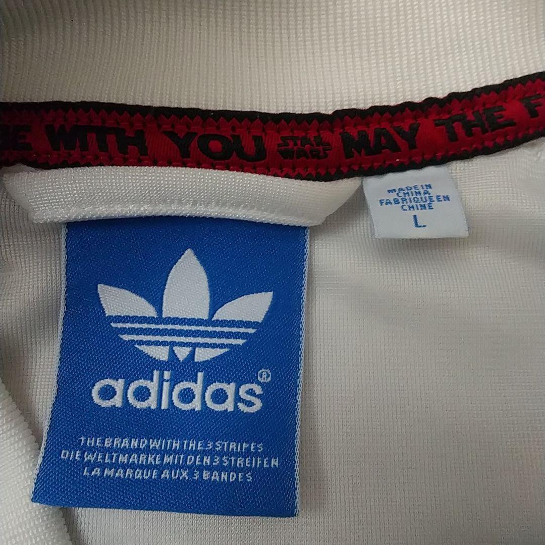 人気☆アディダス×スターウォーズ 刺繍 アーチロゴ トラックジャケット XL相当