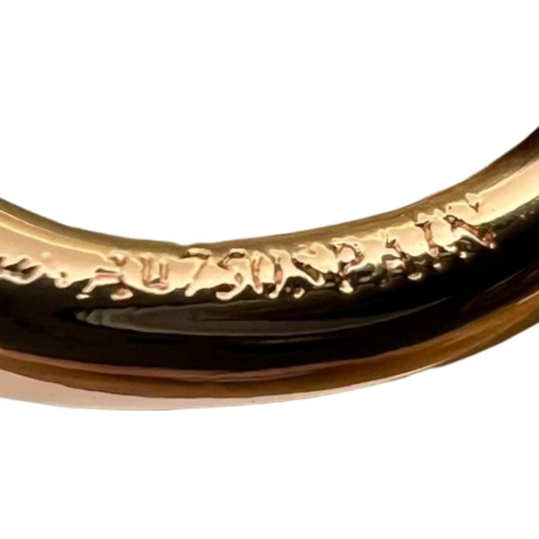 【極美品】TIFFANY ネックレス AU750 オープンハート ゴールドコンビ