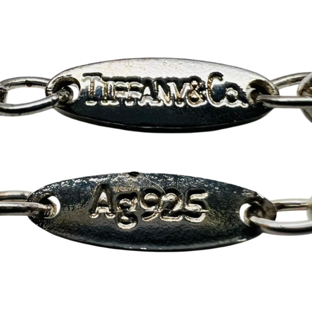 【極美品】TIFFANY ネックレス AU750 オープンハート ゴールドコンビ