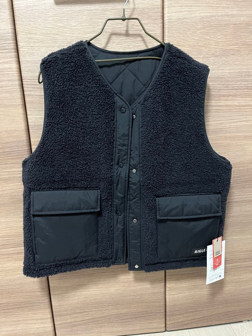 ⭐️新品未使用⭐️AIGLE リバーシブル インサレーション キルティングボアベスト