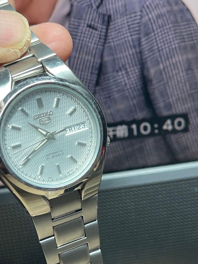 オ*ヲ様 SEIKO5 自動巻き 7S26-02F0 21JEWELS 裏スケ