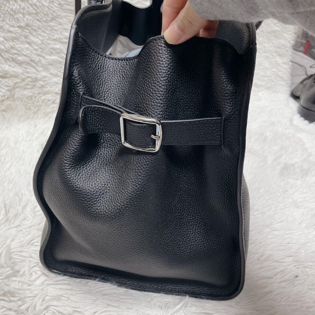 JISTORY　ボストン　ブラック　トートバッグ　金具　レディース　大容量