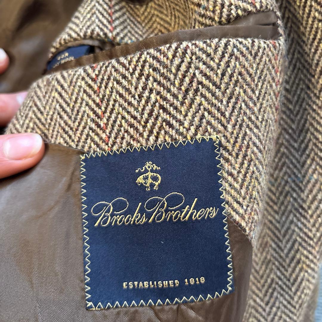 BrooksBrothersイタリア製 チェスターコート ブラウン