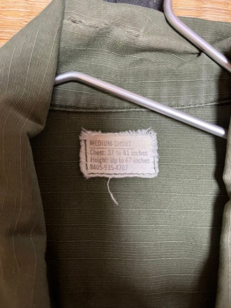 【M-S】usarmy ジャングルファティーグ4th ミリタリー ヴィンテージ