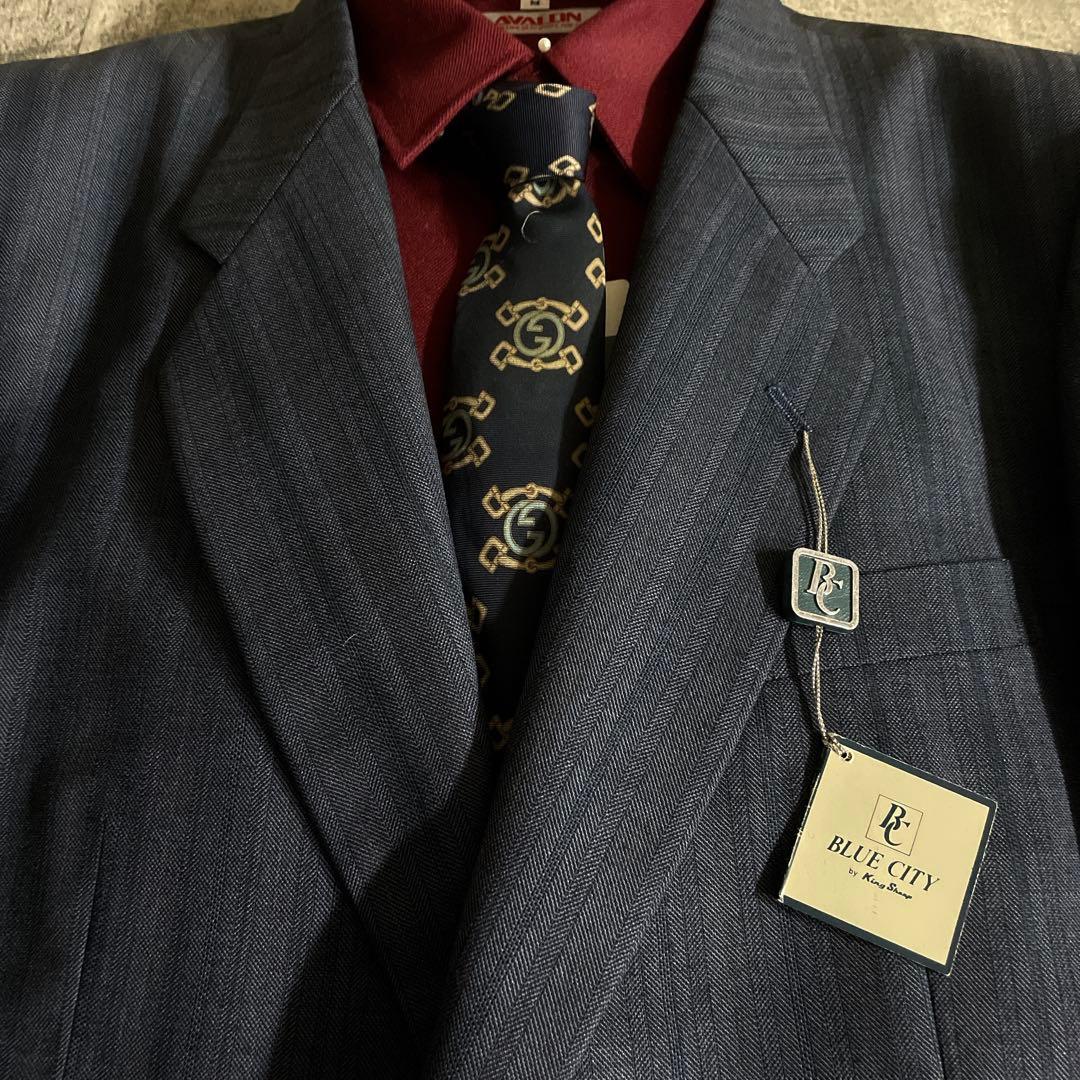 こ*ー様 超特価 未使用 高級メリノウール シングルスーツ OLD GUCCI