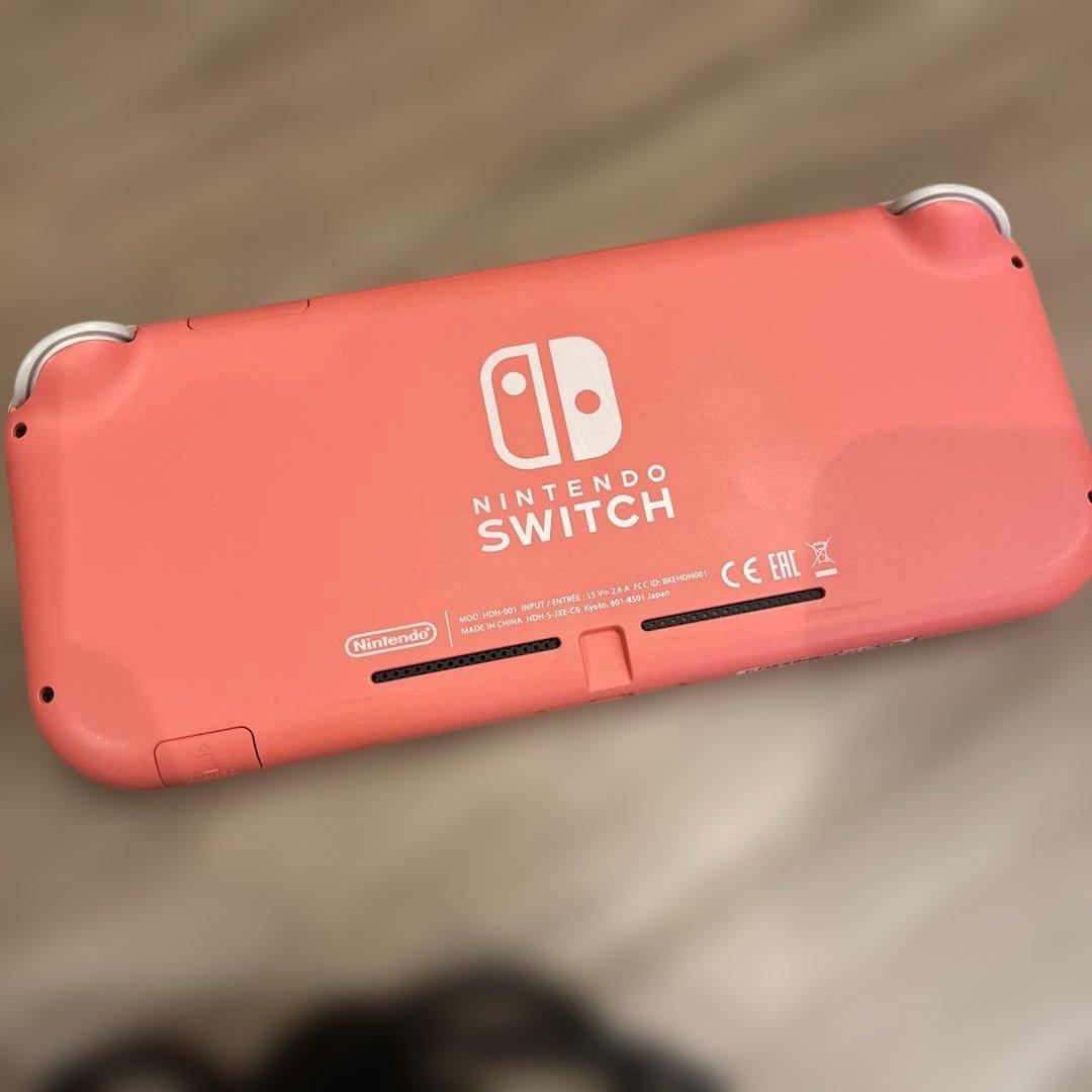 値下げ　Nintendo Switch Lite コーラル 本体 ACアダプター