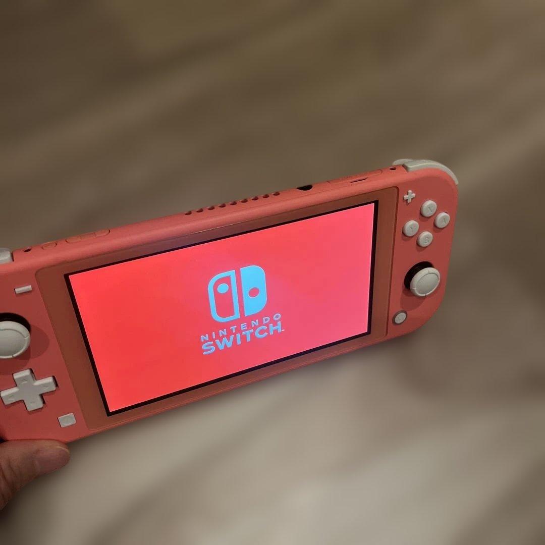 値下げ　Nintendo Switch Lite コーラル 本体 ACアダプター