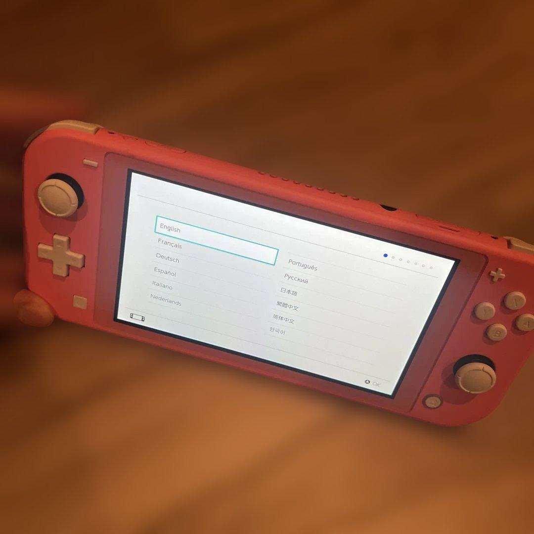 値下げ　Nintendo Switch Lite コーラル 本体 ACアダプター