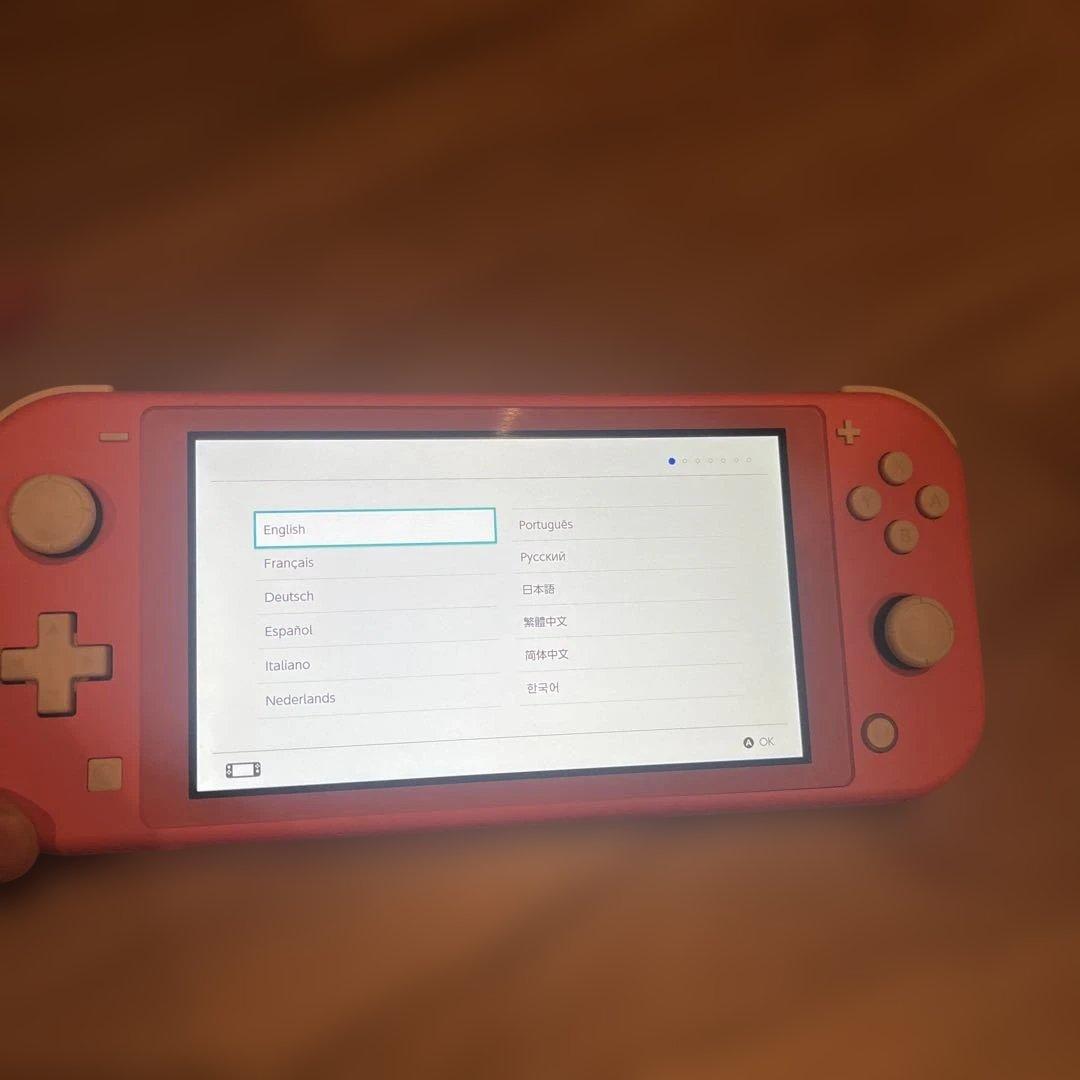 値下げ　Nintendo Switch Lite コーラル 本体 ACアダプター