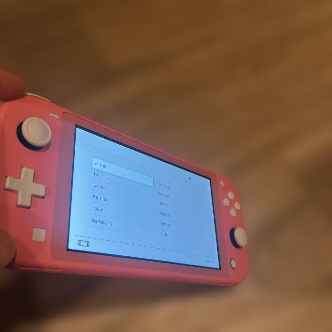 値下げ　Nintendo Switch Lite コーラル 本体 ACアダプター